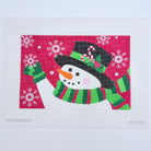 Candy Cane Snowman Canvas - KC Needlepoint