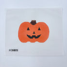 Pumpkin Face Canvas - KC Needlepoint