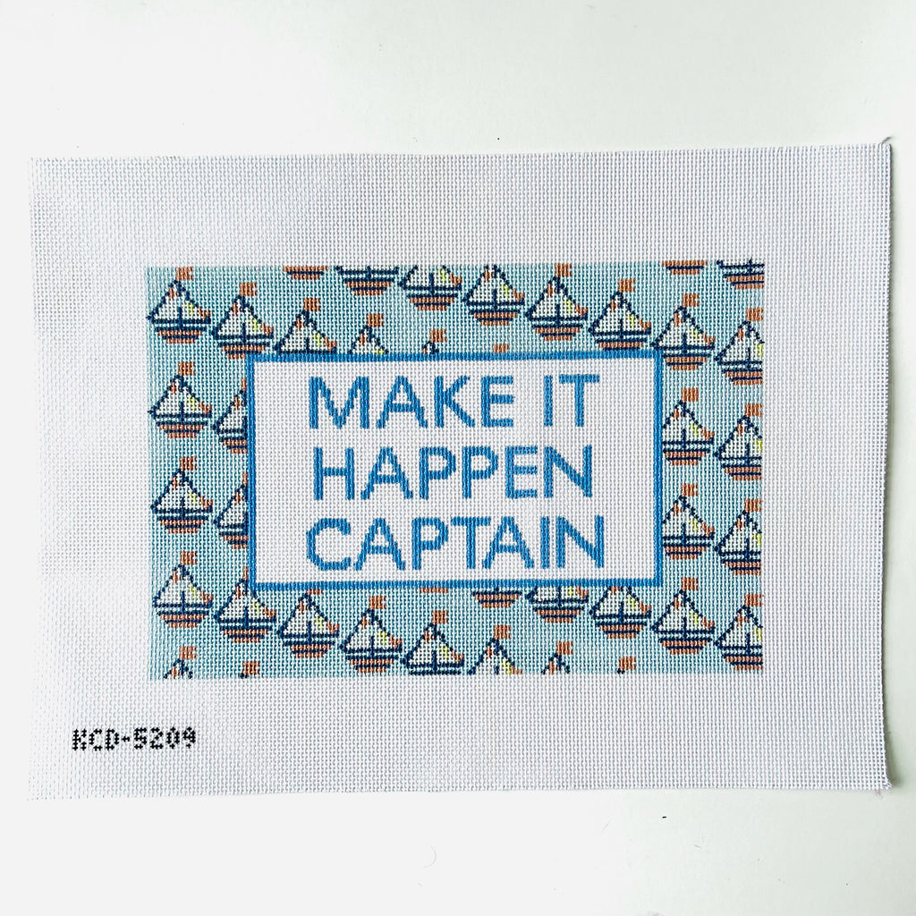 Make It Happen Captain Canvas - KC Needlepoint