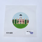 MU Jesse Hall and Columns Round - KC Needlepoint