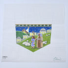 Nativity Shepherds Stocking Topper Canvas - KC Needlepoint