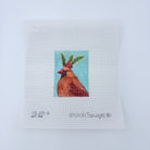 Cardinal with Holly Needlepoint Canvas - KC Needlepoint
