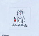 Hair of the Dog Square Canvas - KC Needlepoint