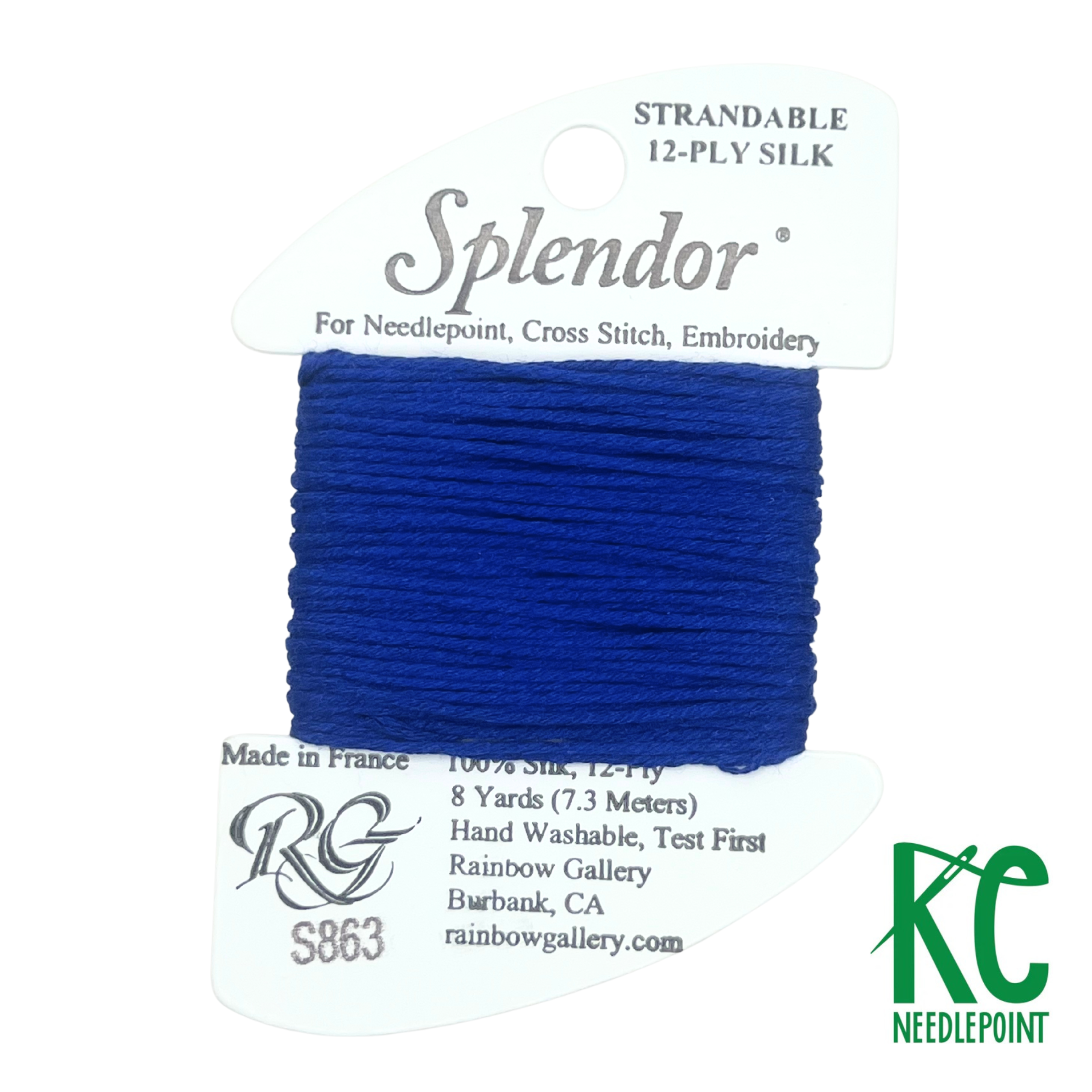 Splendor S863 Brite Royal Blue - KC Needlepoint
