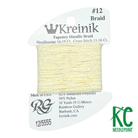Kreinik Card Size 12 5555 Oyster - KC Needlepoint