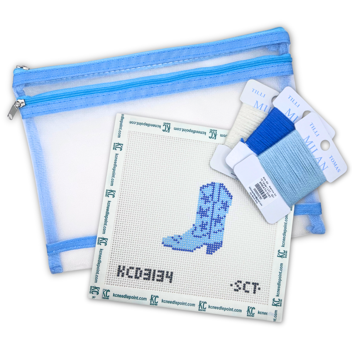 Mini Star Boot Kit - KC Needlepoint
