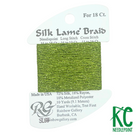 Silk Lamé Braid SL69 Medium Avocado - KC Needlepoint