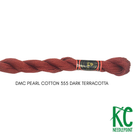 DMC 5 Pearl Cotton 355</br>Dark Terracotta - KC Needlepoint