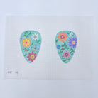 Flower Pops Scissor Case Canvas - KC Needlepoint