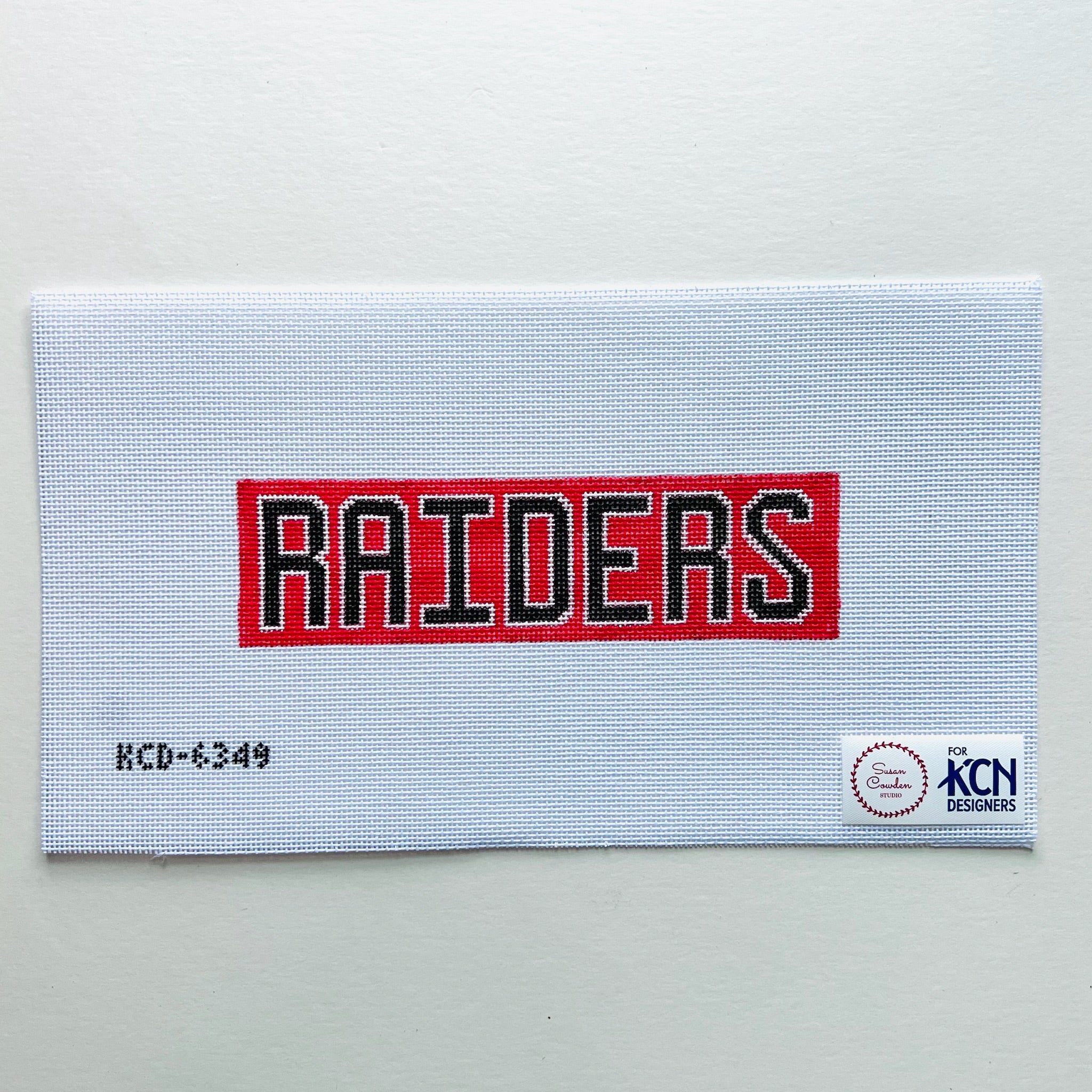 Raiders Cuff Canvas - KC Needlepoint