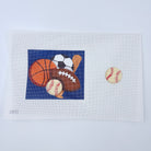 Sports Tooth Fairy Pillow Canvas - KC Needlepoint
