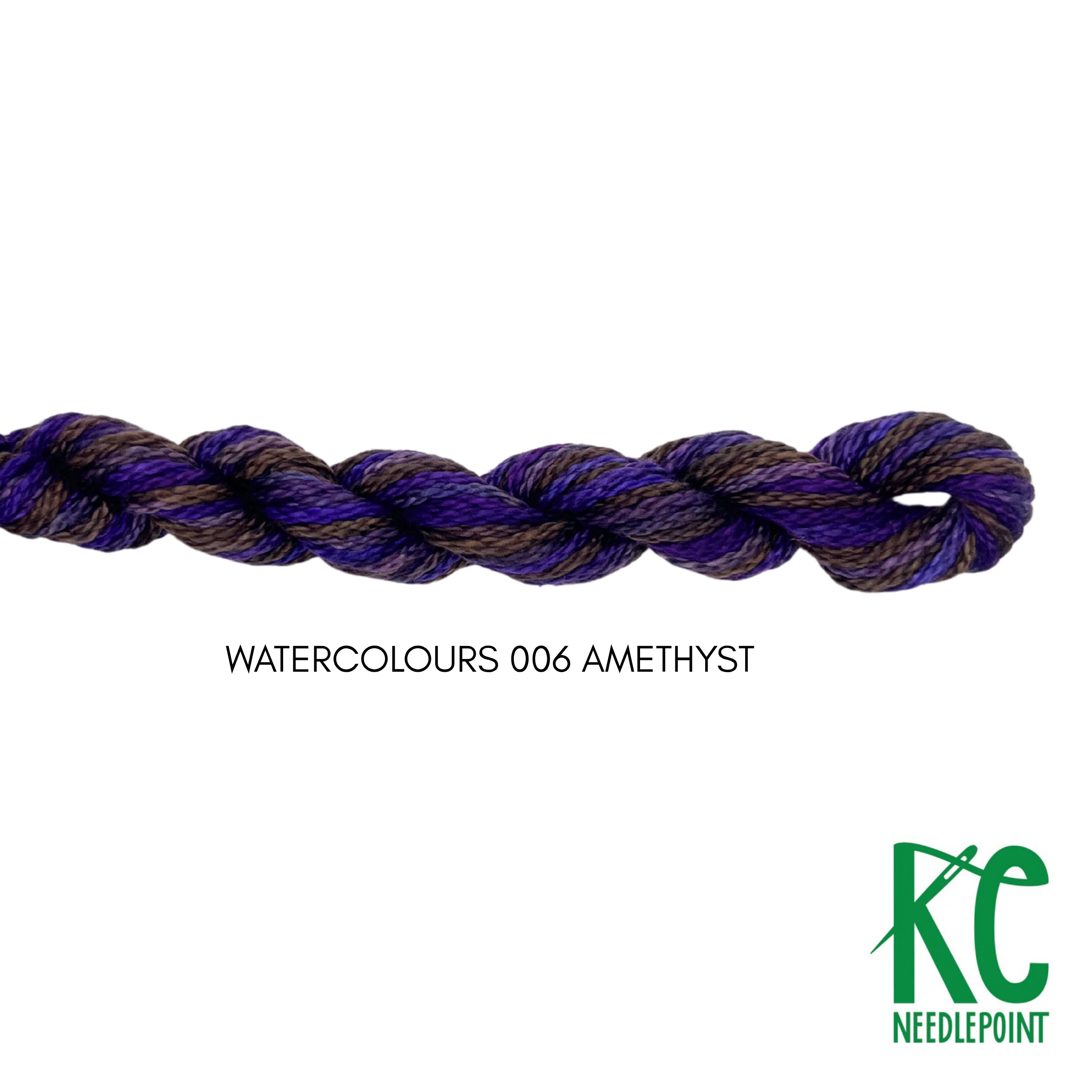 Watercolours 006 Amethyst - KC Needlepoint