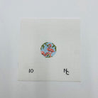 Flamingo Twins Key Fob Insert Canvas - KC Needlepoint