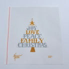Joy, Love Peace, Family Christmas Canvas - KC Needlepoint