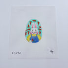 Mr. Bunny with Carrots Egg Canvas - KC Needlepoint