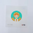 Redhead Angel Boy Round Canvas - KC Needlepoint