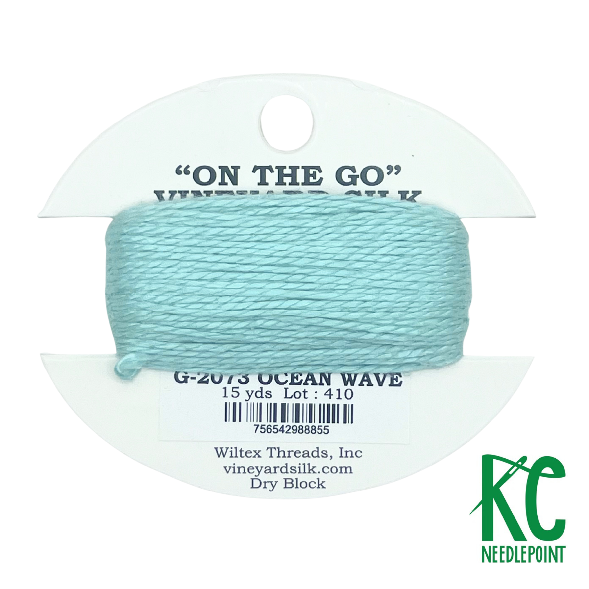 Vineyard Silk Card G2073 Ocean Wave - KC Needlepoint