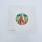 Horse Round Canvas - KC Needlepoint