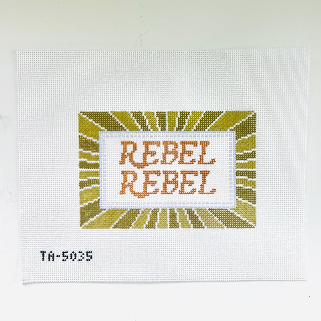 Rebel Rebel Canvas - KC Needlepoint