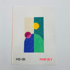 Mid Century Eyeglass Case Canvas - KC Needlepoint