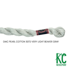 DMC 3 Pearl Cotton 3072 Very Light Beaver Gray - KC Needlepoint