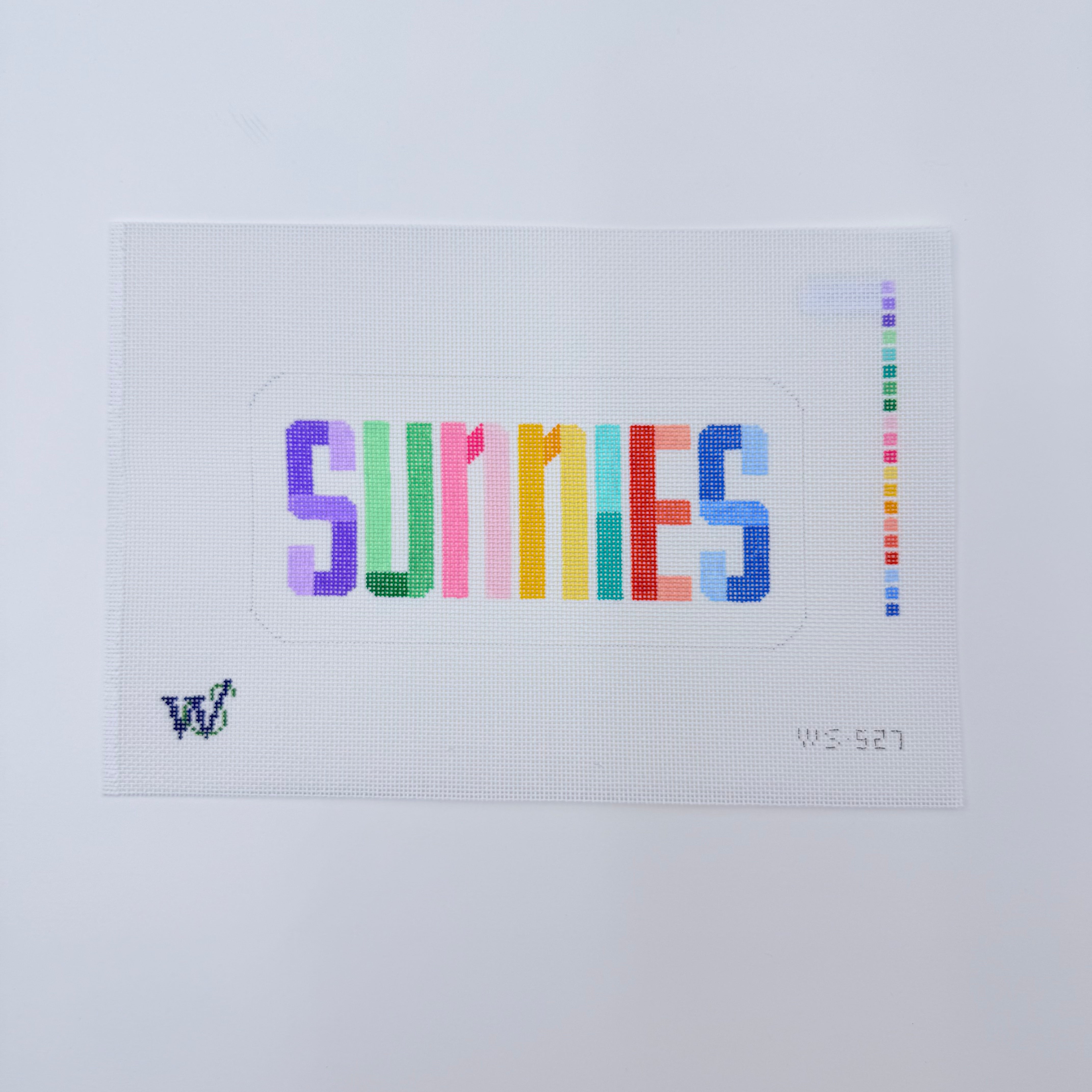 Bright Sunnies Eyeglass Case Canvas - KC Needlepoint