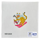 La Dolce Vita - Alpine Cheetah Needlepoint Canvas - KC Needlepoint