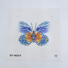 Large Blue Autumn Butterfly Canvas - KC Needlepoint