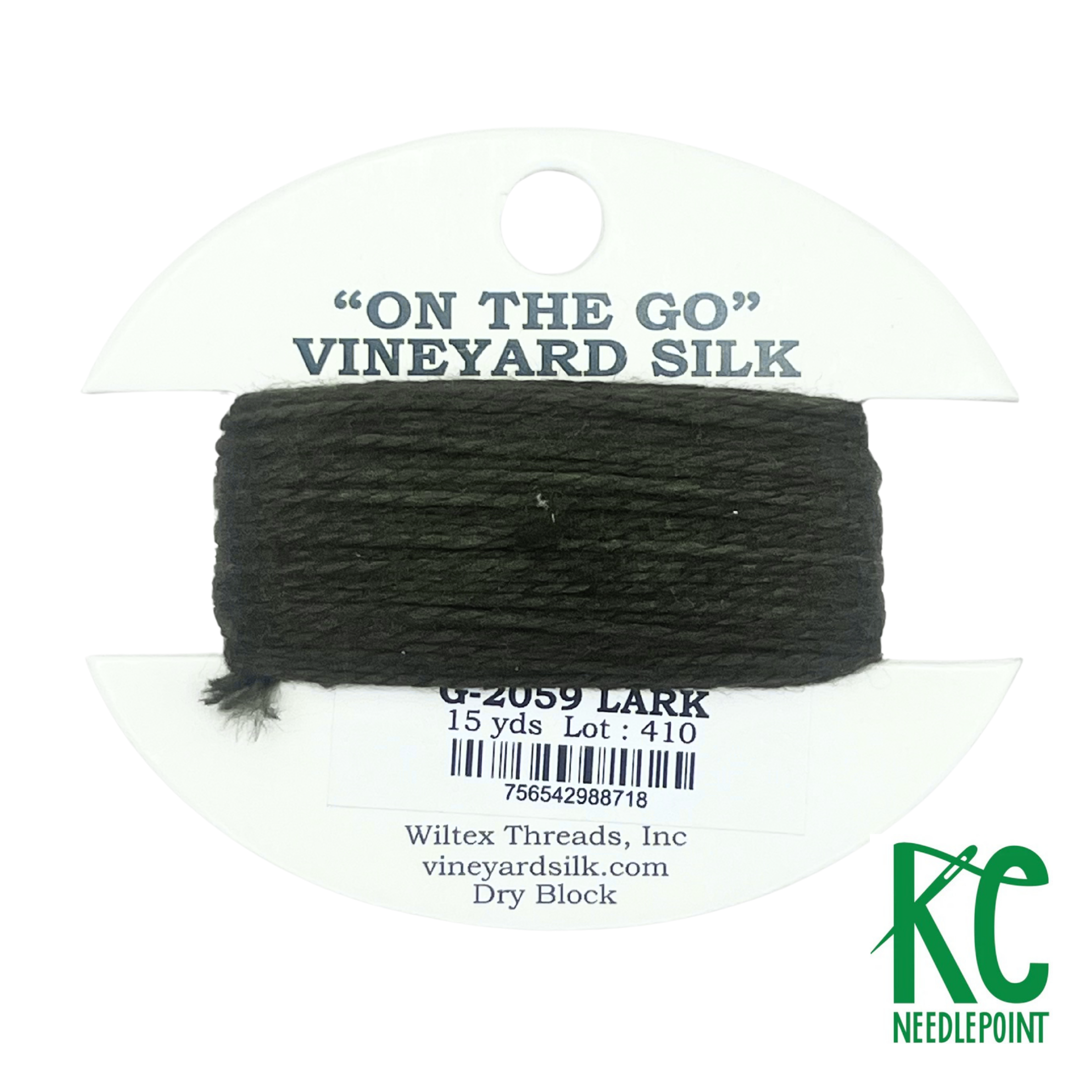 Vineyard Silk Card G2059 Lark - KC Needlepoint