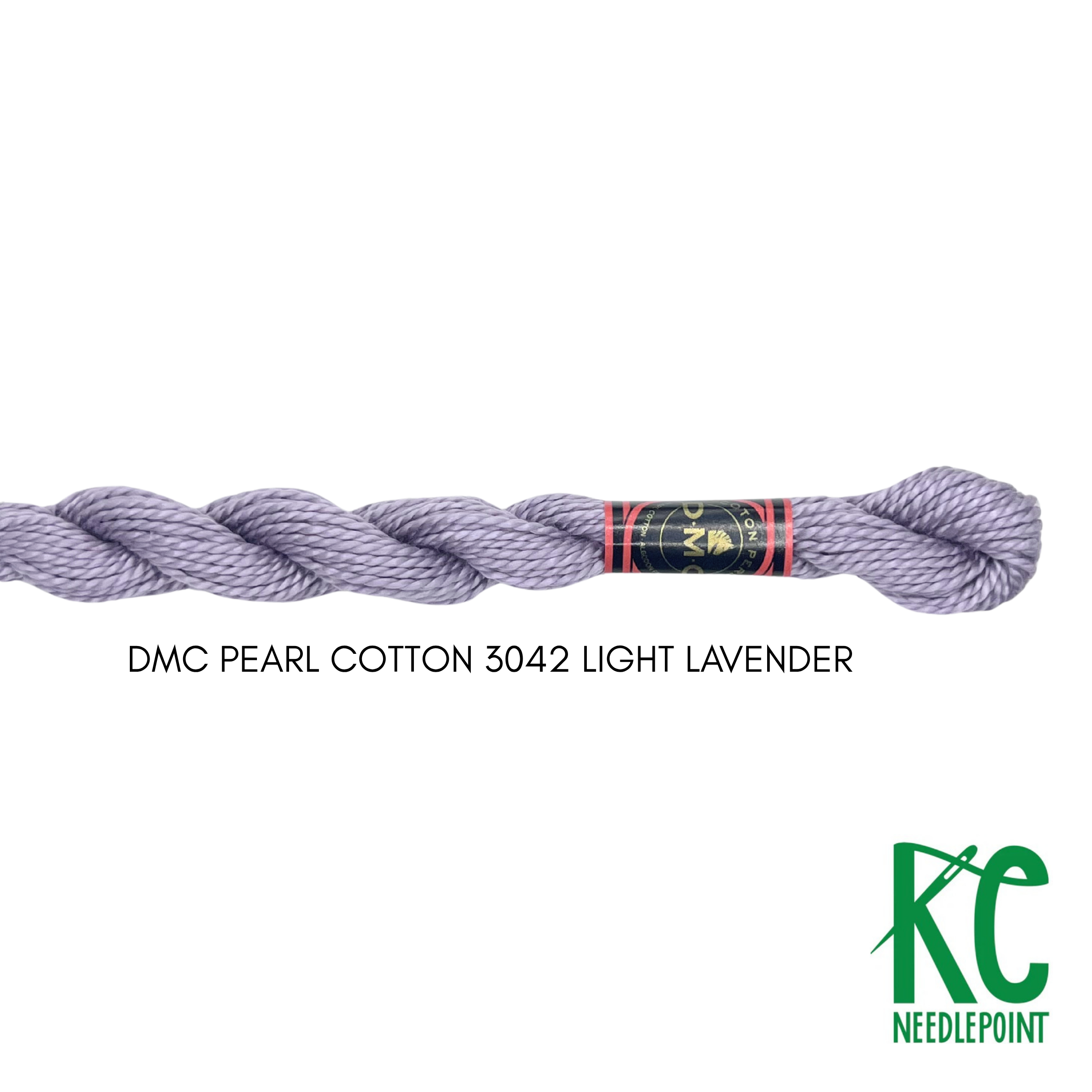 DMC 3 Pearl Cotton 3042 Light Lavender - KC Needlepoint