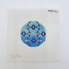 Swimming Fish Round Canvas - KC Needlepoint