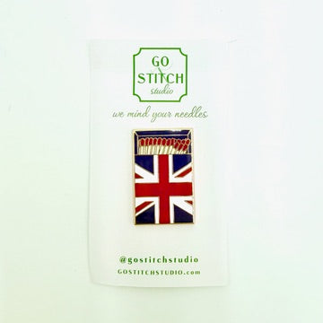 British Flag Red Needle Minder - KC Needlepoint