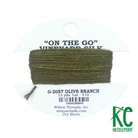 Vineyard Silk Card G2057 Olive Branch - KC Needlepoint