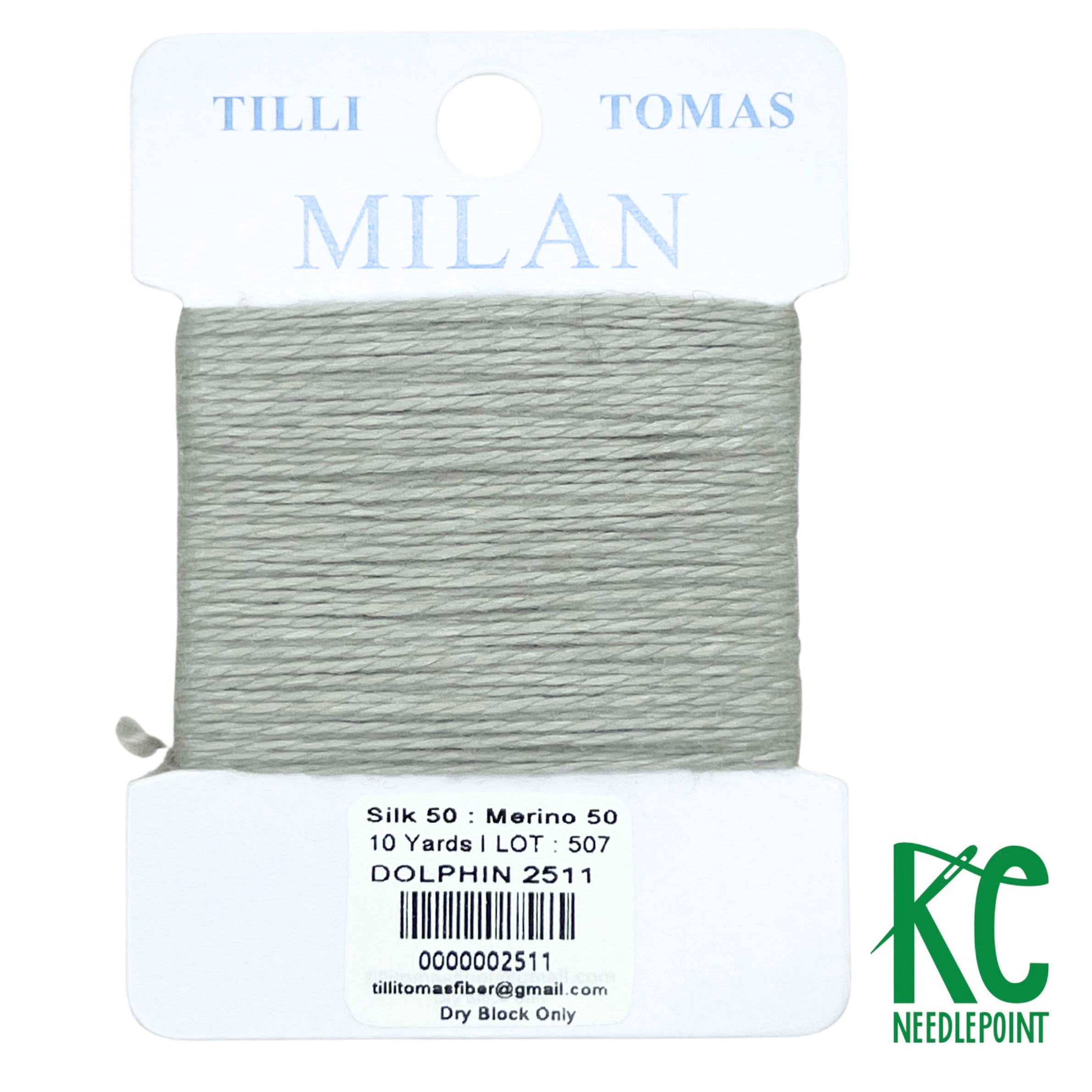 Milan Card 2511 Dolphin - KC Needlepoint