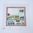 Cars, Trains and Planes Canvas - KC Needlepoint