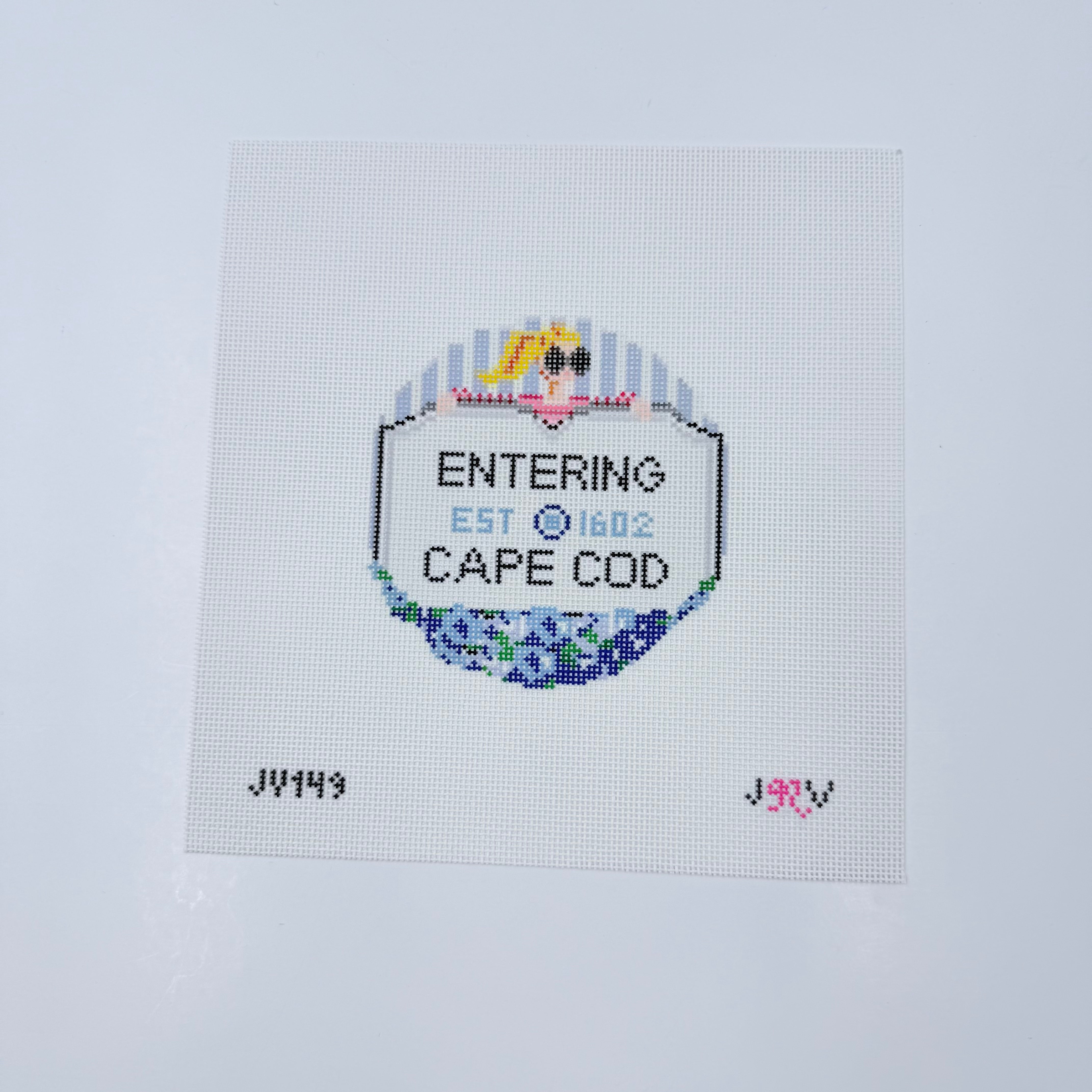 Entering Cape Cod Canvas - KC Needlepoint