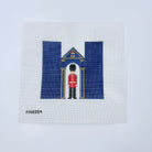 3D London Guard Sentry Box Needlepoint Canvas - KC Needlepoint