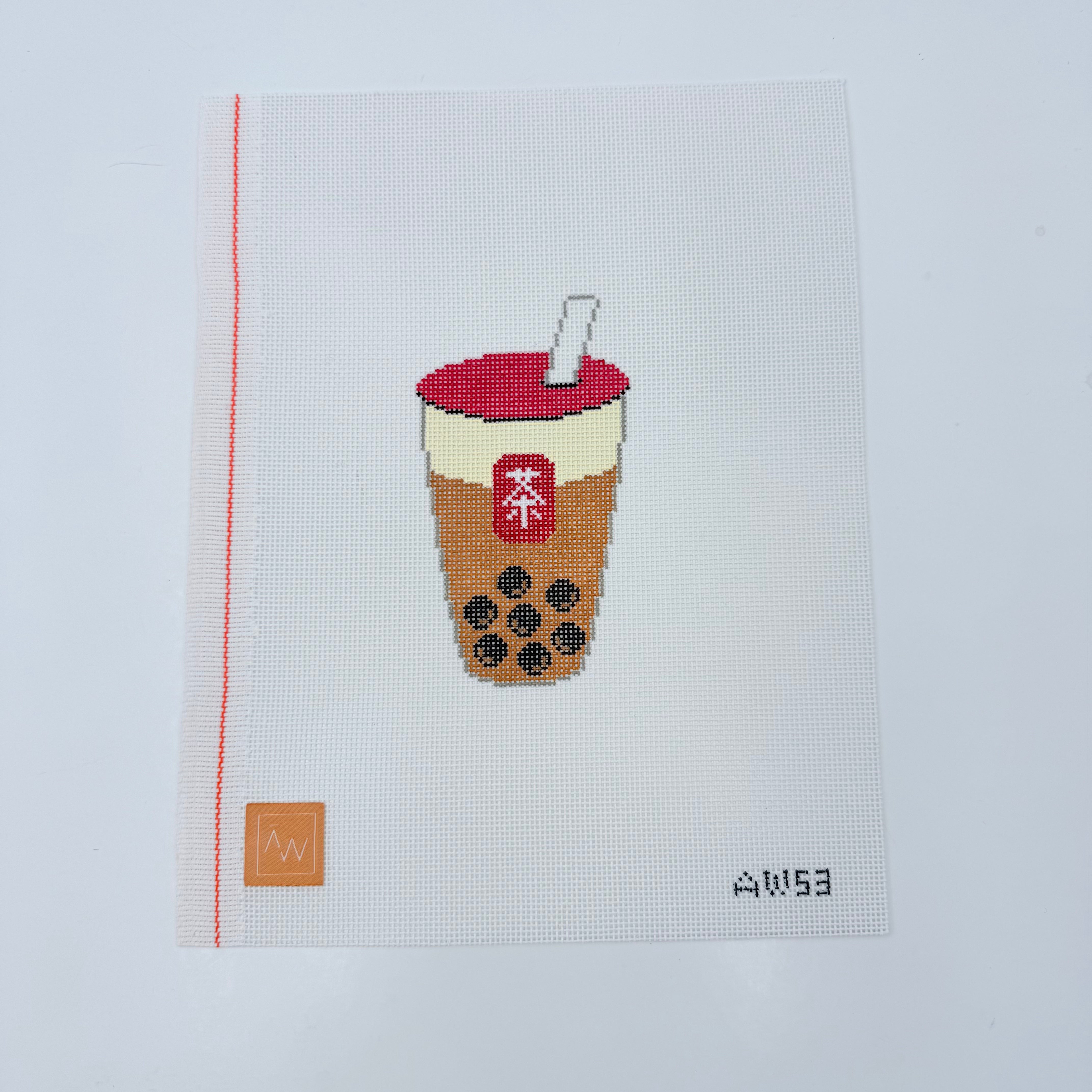 Bubble Tea Canvas - KC Needlepoint