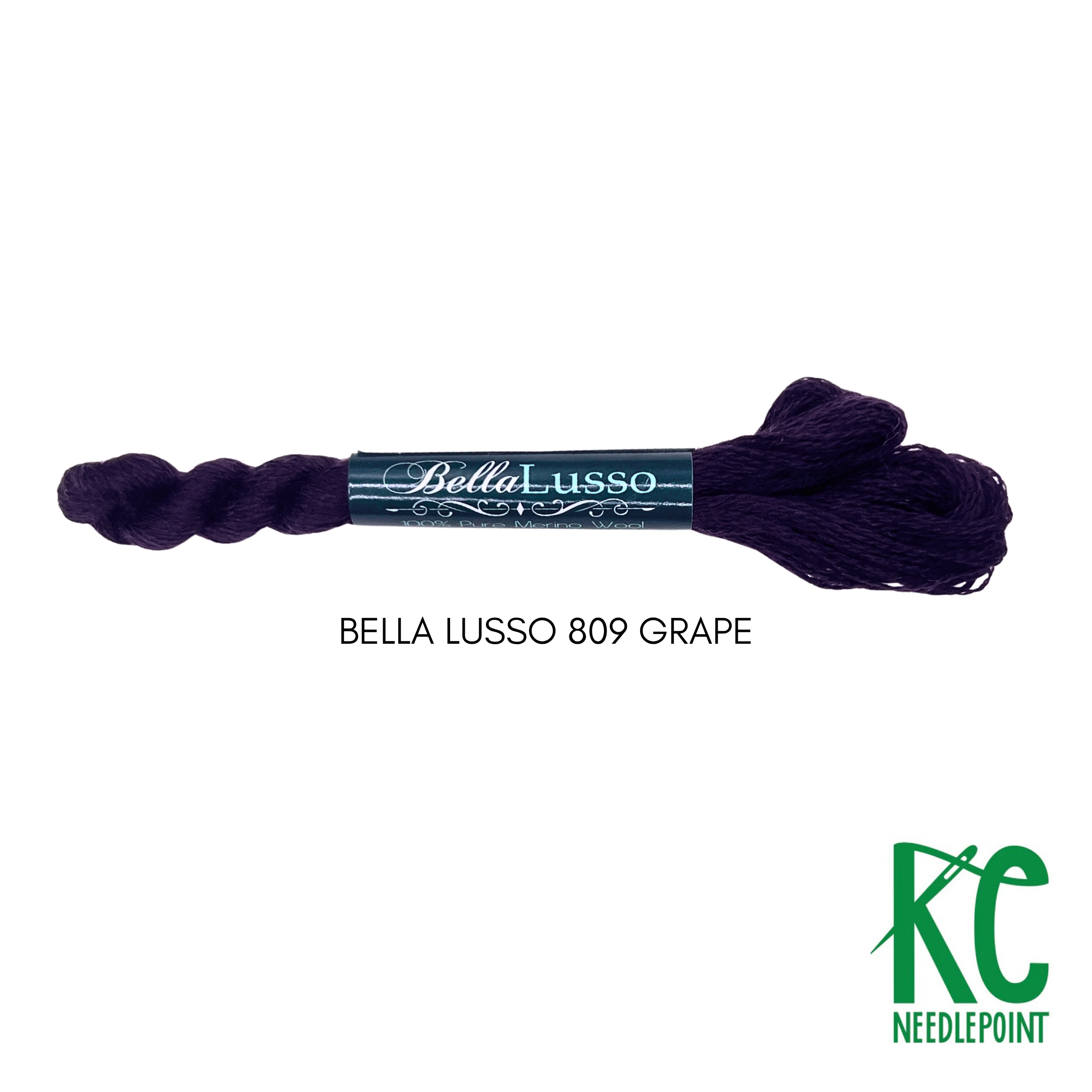 Bella Lusso Merino Wool 809 Grape - KC Needlepoint