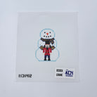 Snowman with Nutcracker Canvas - KC Needlepoint
