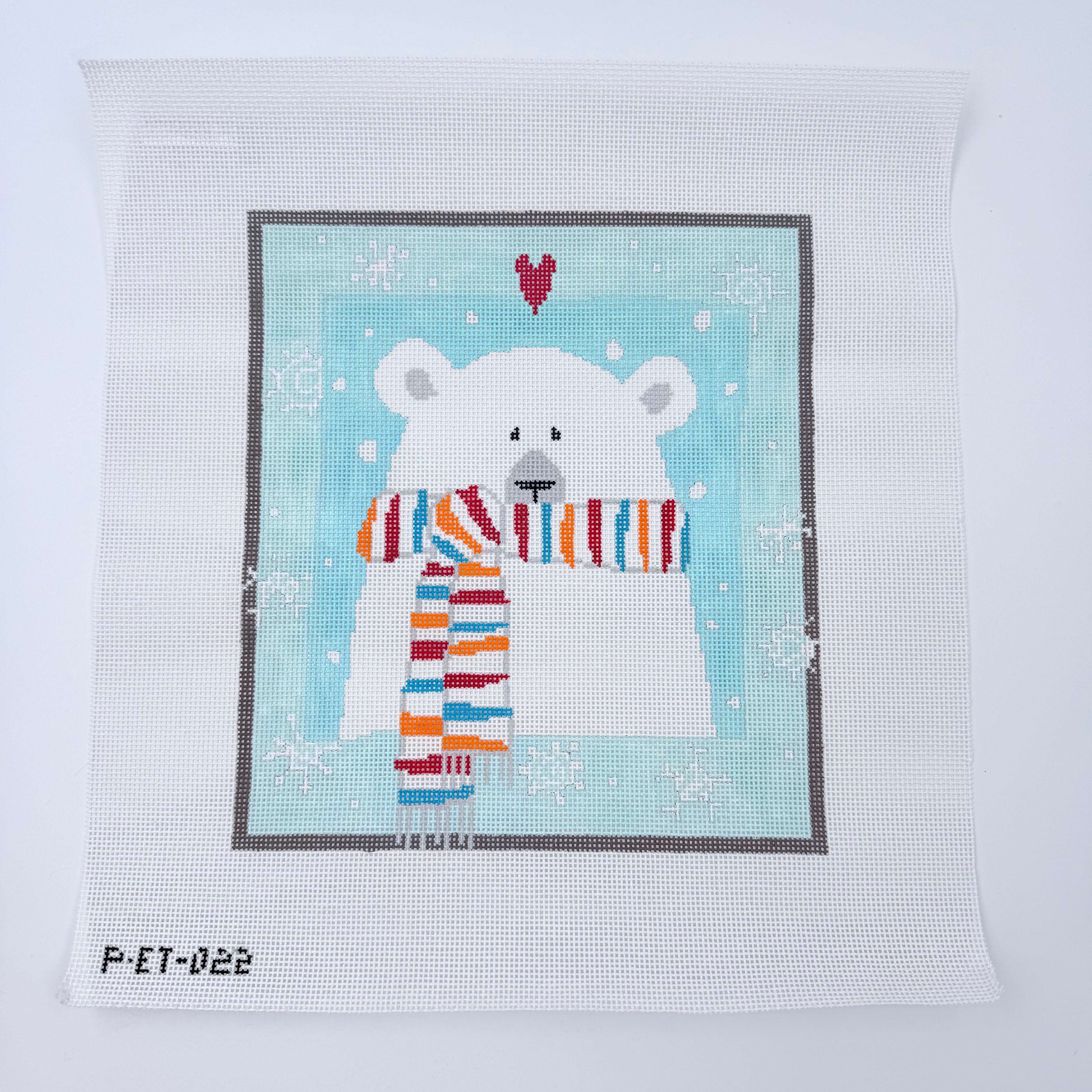 Pippin Polar Bear - KC Needlepoint