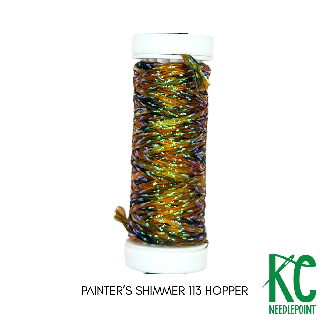 Painter's Shimmer 113 Hopper - KC Needlepoint