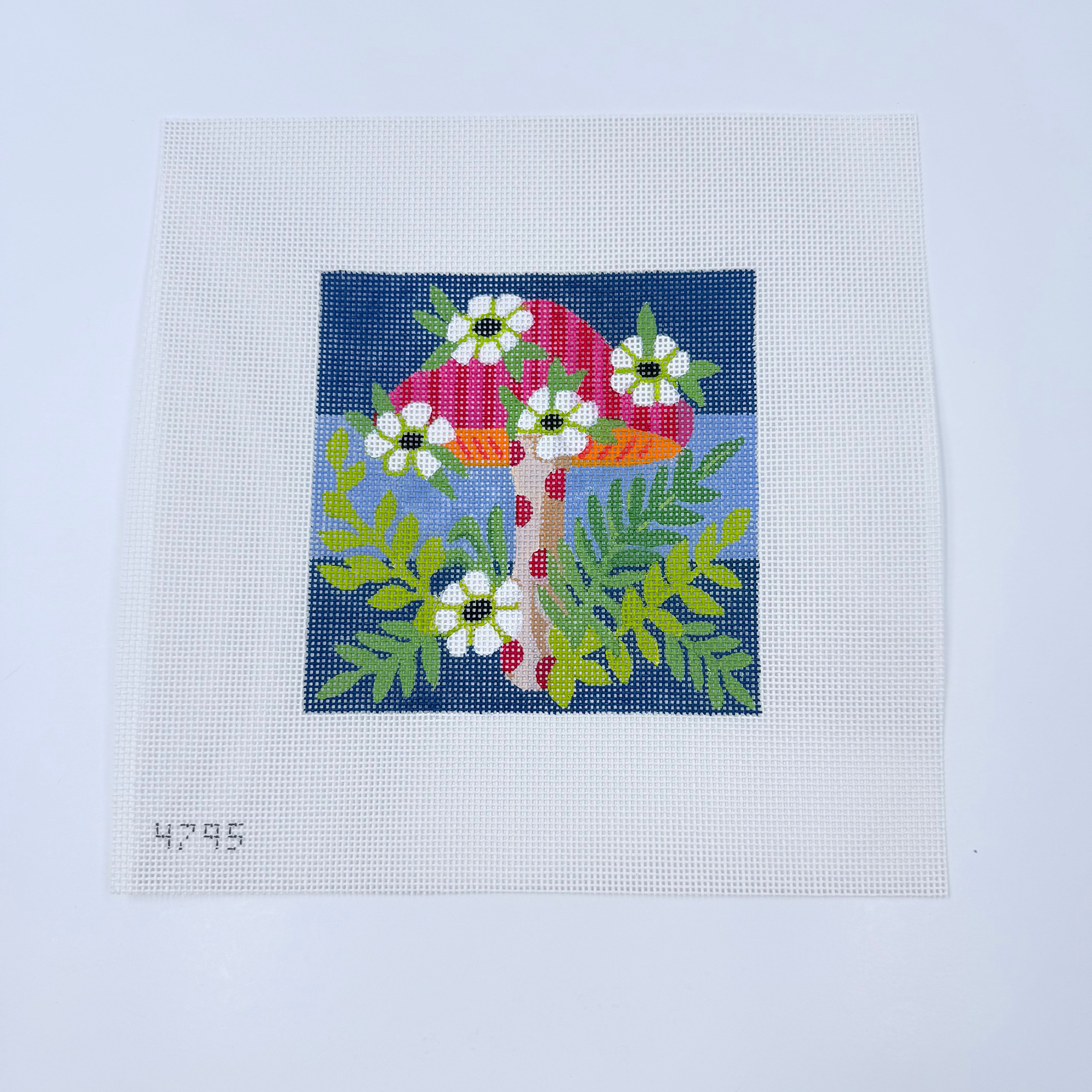 Daisy Mushrooms Canvas - KC Needlepoint