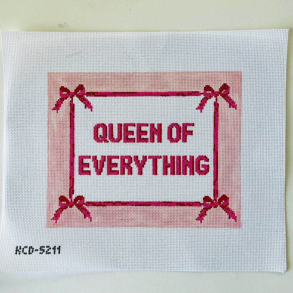 Queen of Everything Canvas - KC Needlepoint