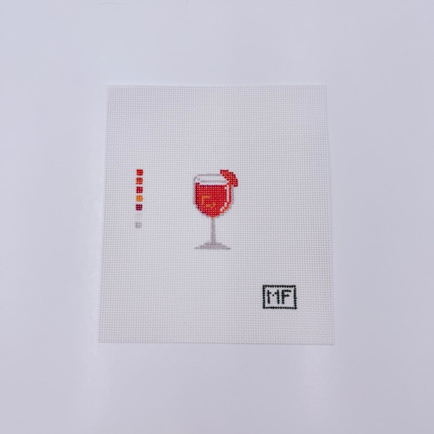 Aperol Spritz Mini Canvas - KC Needlepoint