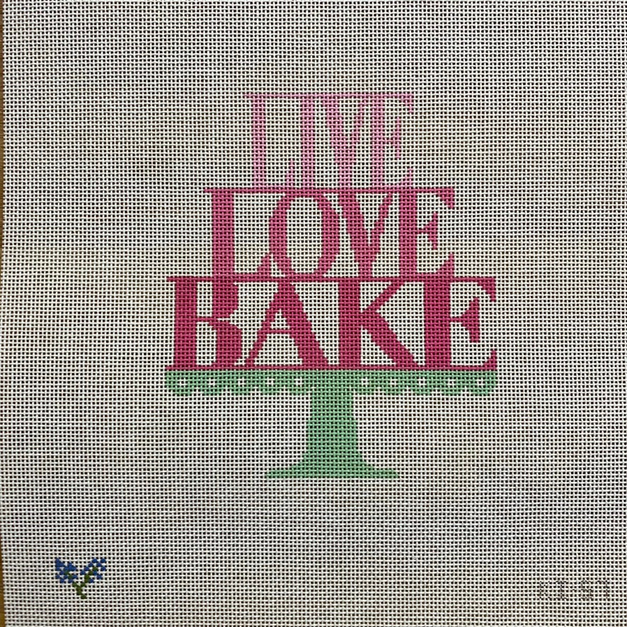 Live Love Bake Canvas - KC Needlepoint