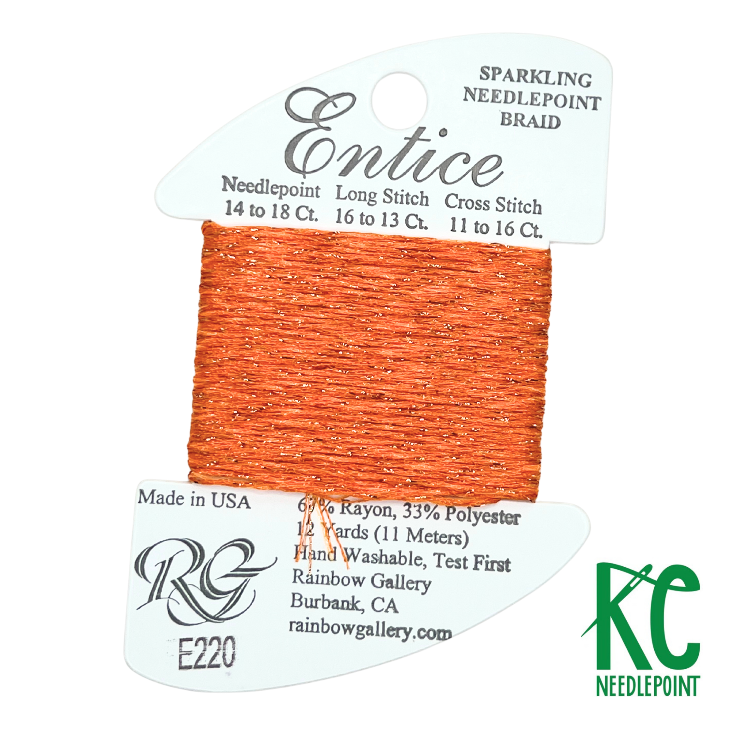 Entice E220 Marmalade - KC Needlepoint