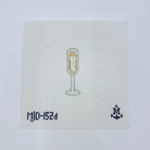 Champagne Silhouette Canvas - KC Needlepoint