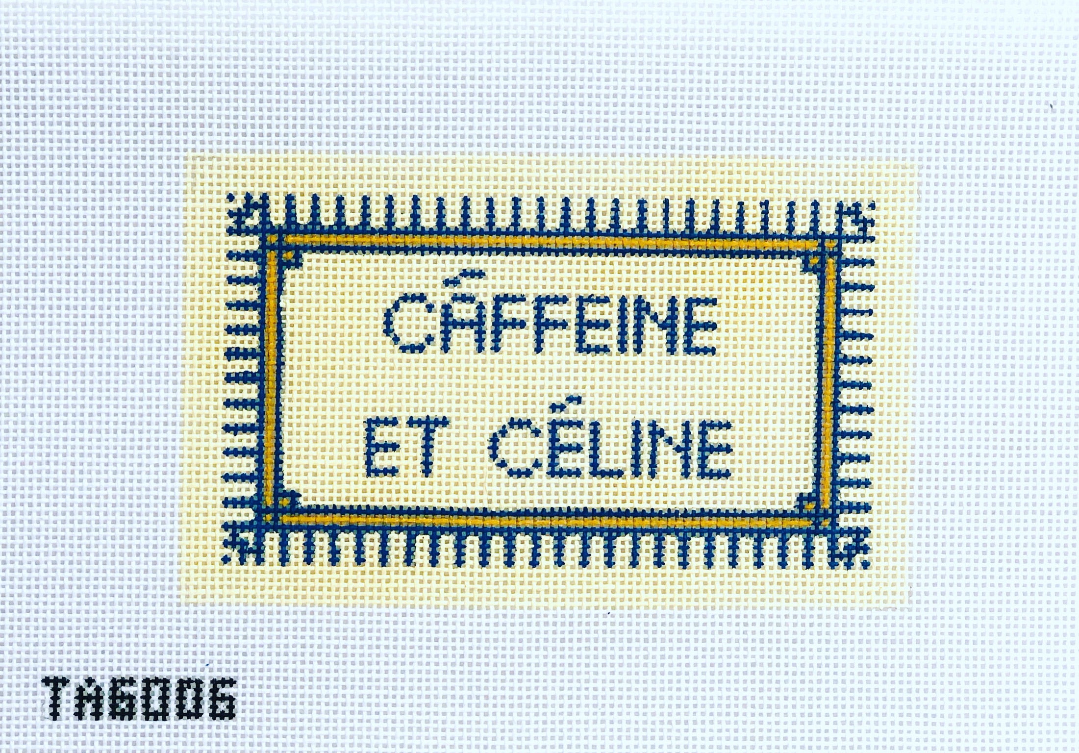 Celine Eyeglass Case Canvas - KC Needlepoint