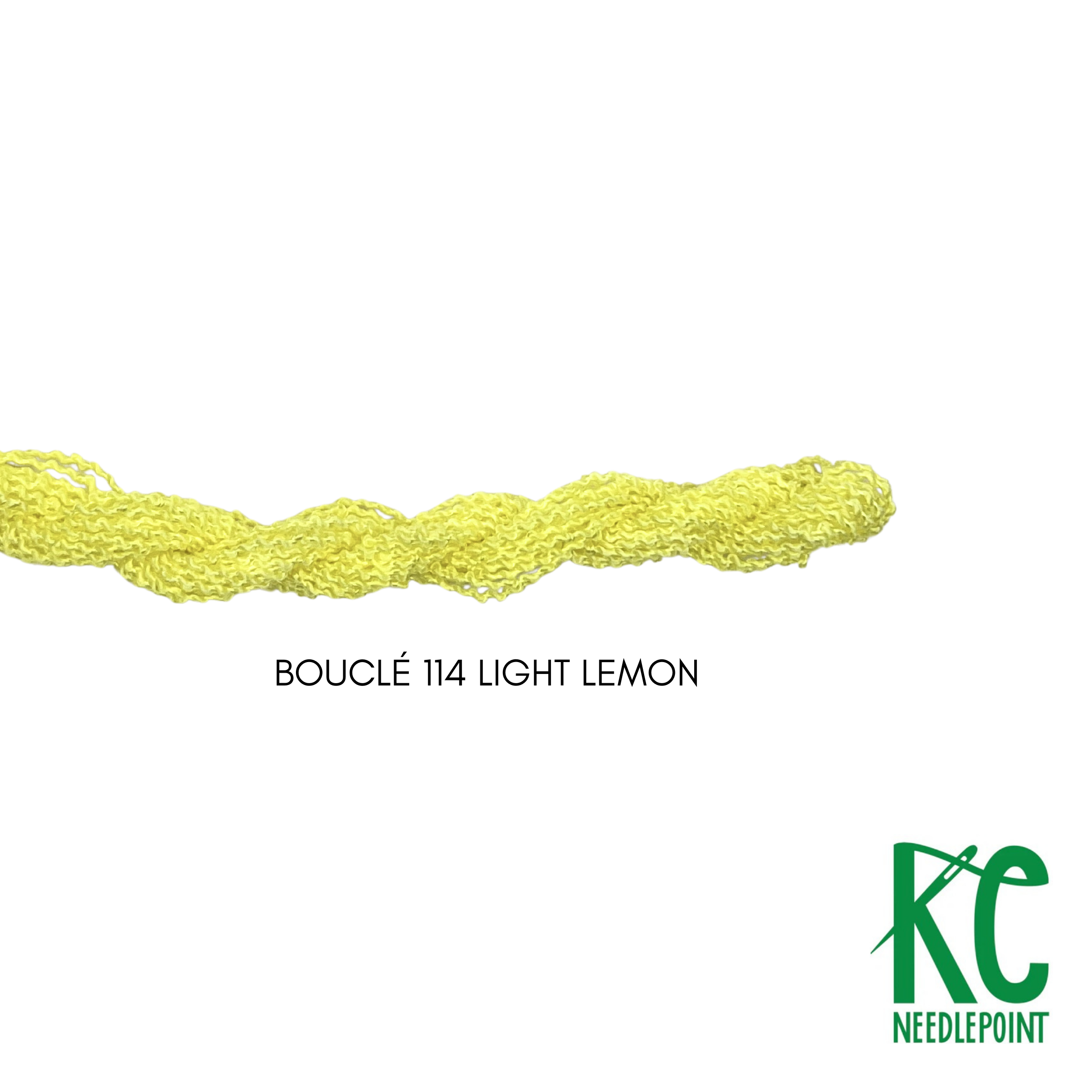 Bouclé 114 Light Lemon - KC Needlepoint